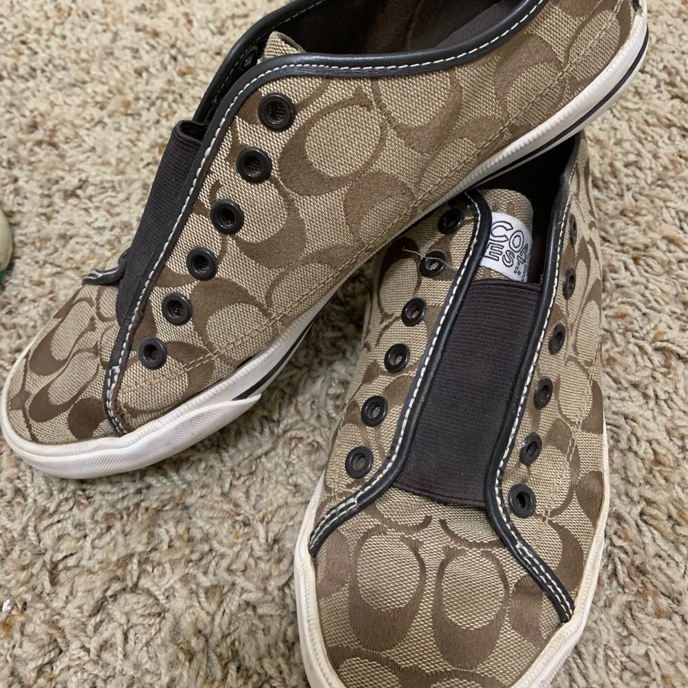 Coach slip on shoes